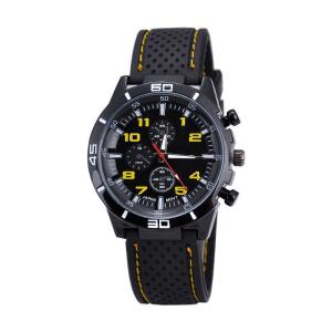 China Men's Stainless Steel Watches ,Men Sports Silicon Band Wrist Watch ,OEM Multifunction Chrono Quartz Watch wholesale