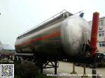 Aluminum Alloy Wheat Flour Bulk Tanker with Tipping Hydraulic Cylinder (6000USG