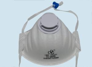 China Cup Shape BFE 95% Disposable FFP2 Face Mask No Stimulation wholesale