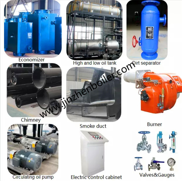 1200kw Gas And Oil Fired Heat Transfer Thermal Hot Oil Fluid Boiler For Plywood Industry
