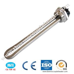 China 1 Inch NPT Flange Immersion Tubular Heater For Solar Water Heater wholesale