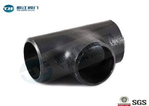 China SCH 80 Industrial Pipe Fittings Carbon Steel Equal Tee For Waste Treatment wholesale