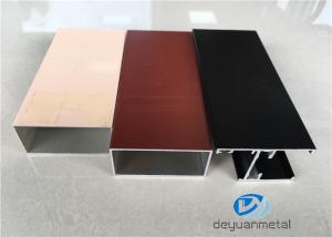 Powder Coated Aluminium Extrusion Sections , Aluminum Window Extrusion Profiles