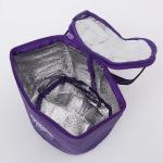 Durable Insulated Cooler Tote Bags / Reusable Hot Cold Insulated Bags