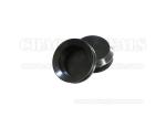 Black Nitrile NBR Rubber End Caps Oil Resistance Diameter 90mm Height 30mm
