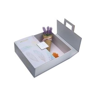 China Luxury Double Door Skincare Gift Box Cardboard Cosmetic Packaging Box wholesale