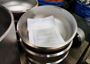 China Round Seamless SCH5S WP316Ti 30 Inch Steel Pipe Cap wholesale