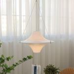 Italian Cream Style LED Pendant Light Designer Dining Simple Acrylic Flying