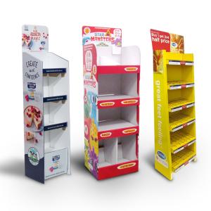 China Six shelves market show display stands carboard display stand wholesale