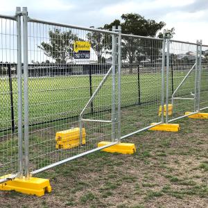 China Outdoor Galvanized Steel 4ft Temporary Construction Metal Fence Panels wholesale