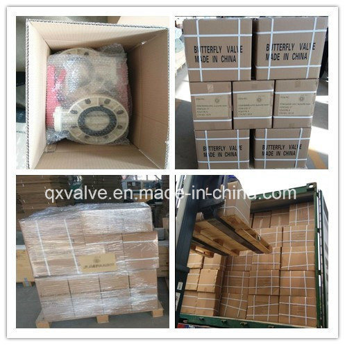 Water Supply PVC Valve Plastic Wafer Butterfly Valve with Flange