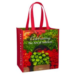 China ODM Eco Non Woven Grocery Bags Lamination Tote With Full Color Printing wholesale
