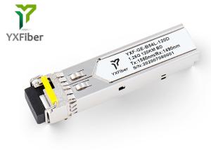 China 1.25G BIDI 120km 1550nm/1490nm LC WDM DDMI Single Mode SFP Module wholesale