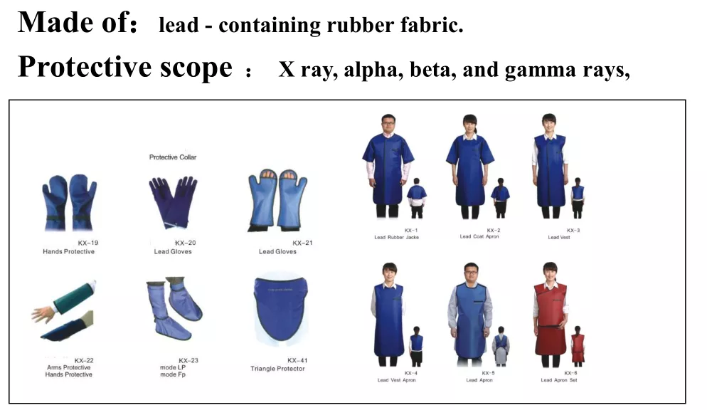 Lead Aprons X-Ray Lead Radiation Resistant Apron With 0.5 MmPb / 0.35 MmPb