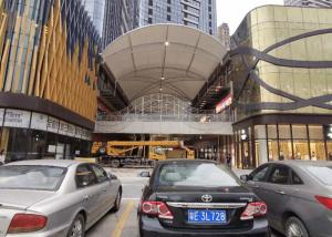 China Heat - Resistant Tensile Membrane Canopy Tensile Fabric Roof Structures wholesale