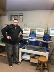 2 head 400*500mm china best computer embroidery machine like Happy/brother