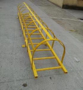 China Safety High Strength Fiberglass FRP Cage Ladder Anti Corrosion wholesale