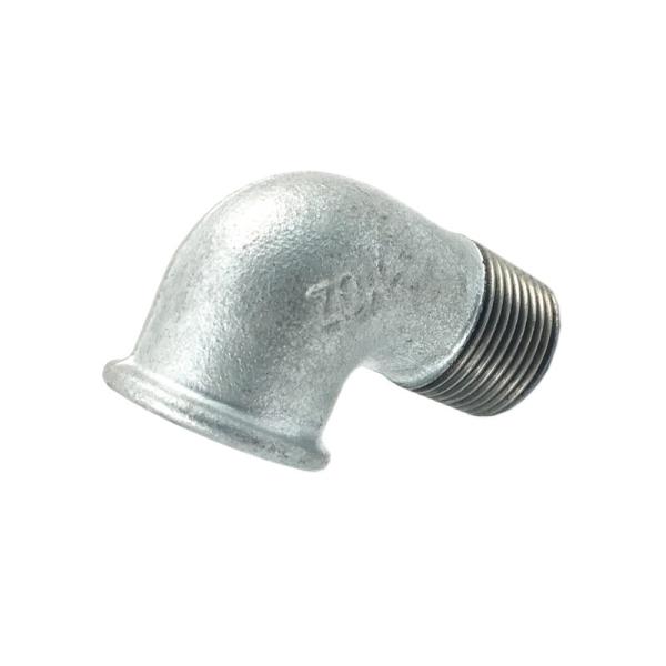 Metallurgical Galvanized Black Malleable Iron Street Elbow Male Female NPT