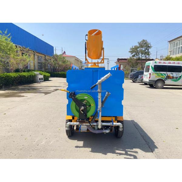 Electric Three Wheel Sprinkler Dust Suppression Spray Gun Car For Dust Pollution Prevention
