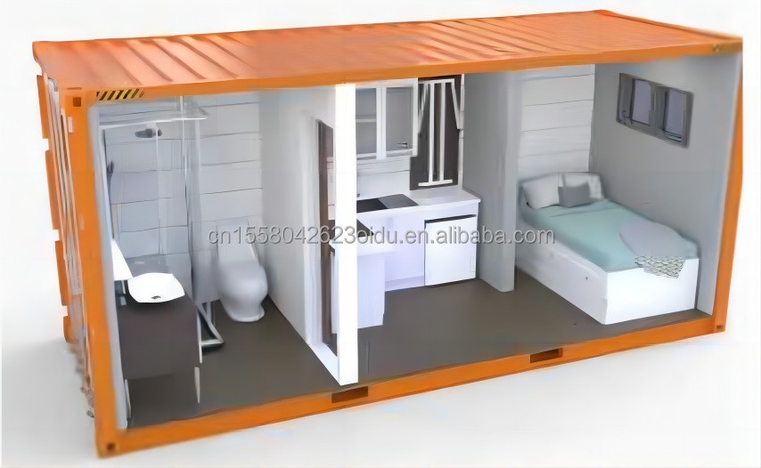 Prefab Living Container House Mobile Container Home With Bathroom Kitchen
