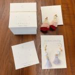 Brief Earring Necklace Jewelry Display Cards Printing Fashion Designs