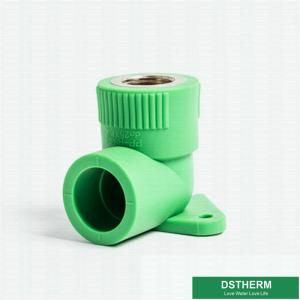 China Recycled Injection PPR Pipe Fittings Double Union Ball Valve With Brass Ball wholesale