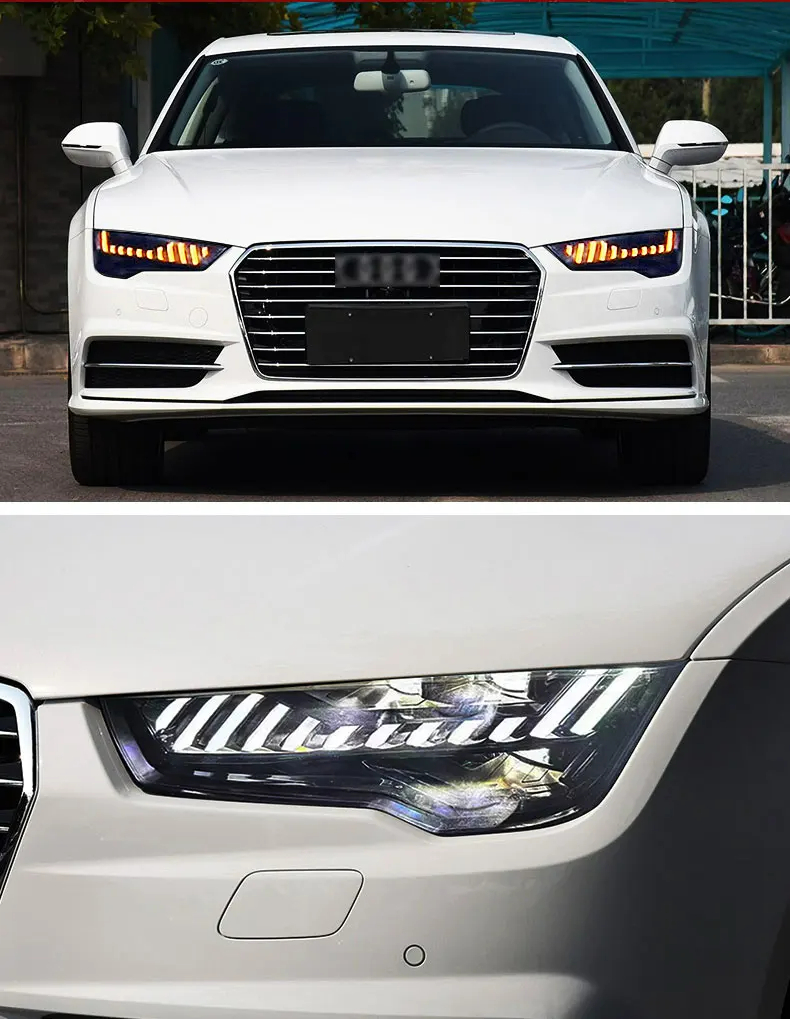 Audi A7 2011-2018 Matrix LED Headlights Plug And Play RS7 Version 6V