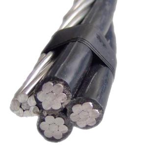China 600 Volts Xlpe LV Power Cable Aluminum Conductor ABC CABLE 3*35+50 wholesale