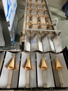 China Ice Cream Cone Cooling Conveyors Stainless Steel wholesale