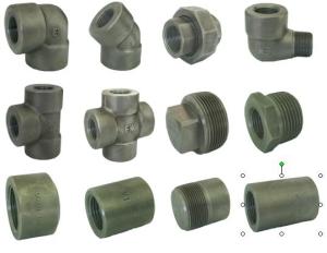 China ASTM / ASME A/ SA 182 Forged pipe fittings, Steel Pipe Fittings Elbow 45 degree 90 degree wholesale