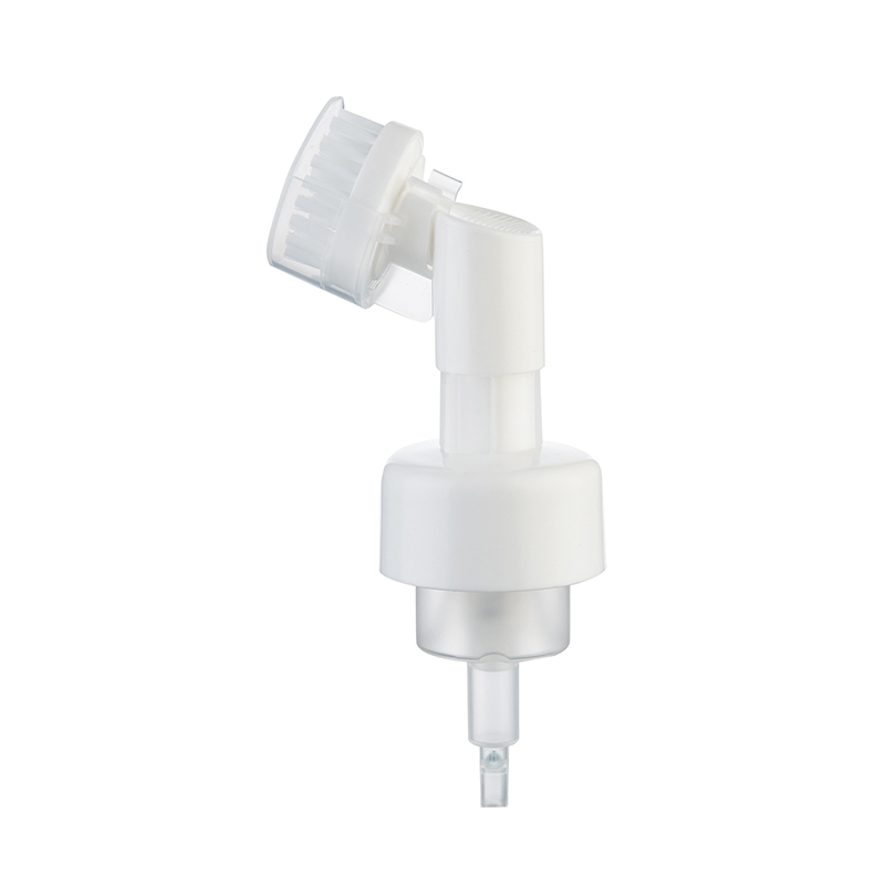 brush foam pump plastic bottle silicone brush foam pump washing
