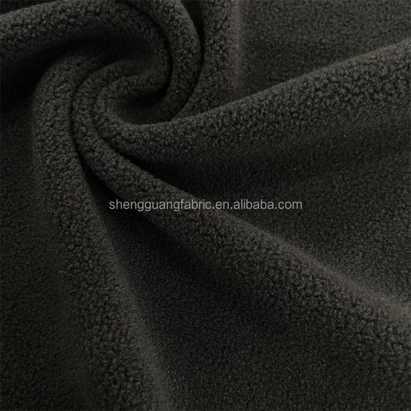 4 Way Stretch 100% Polyester Micro Polar Fleece Fabric for Clothing Home Sofa Water Proof