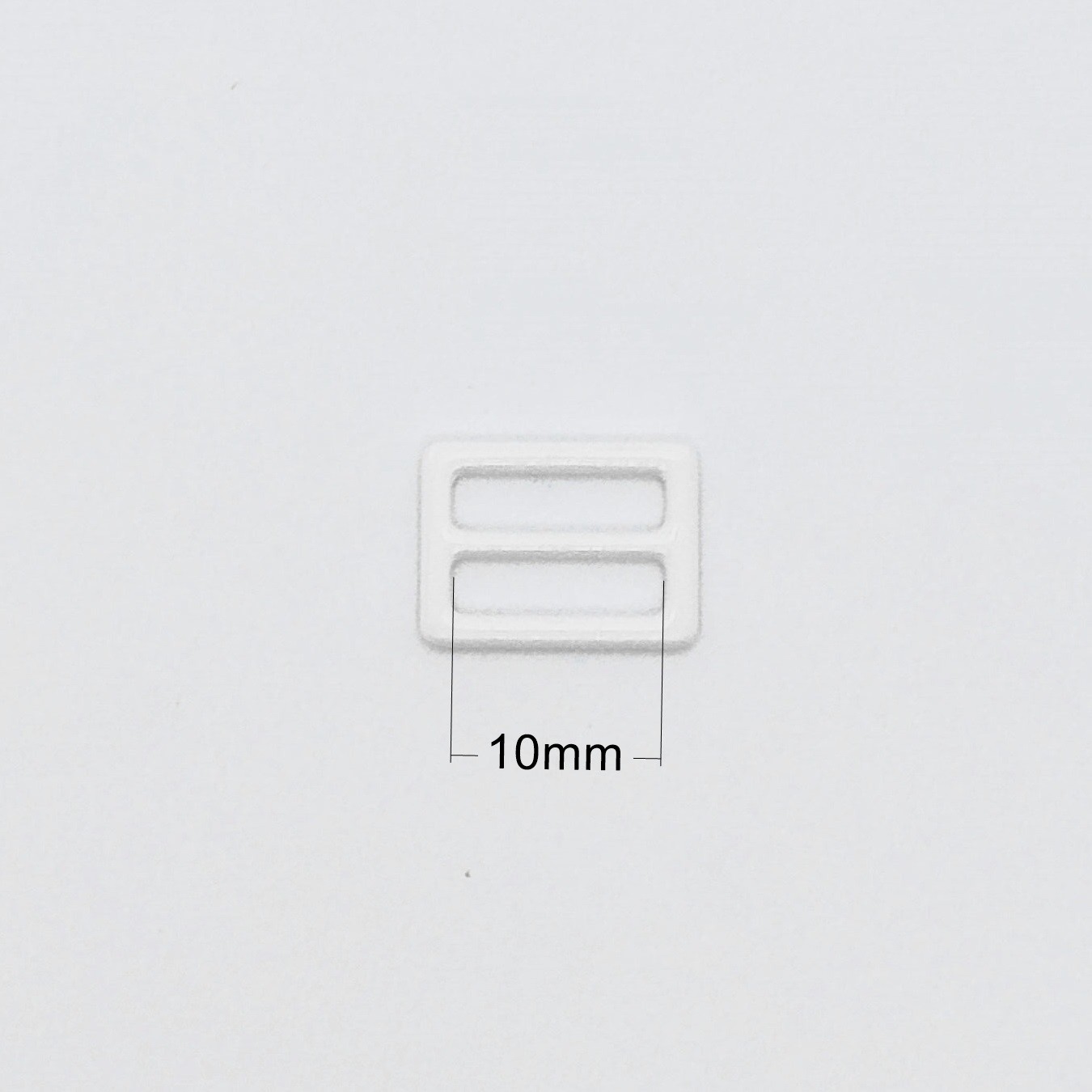 Decorative Rectangle Bra Ring Adjuster 10mm Lingerie Sliders