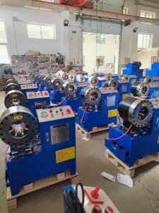 China PLC Control DX68 Hose Crimping Machine Max Opening 114mm wholesale