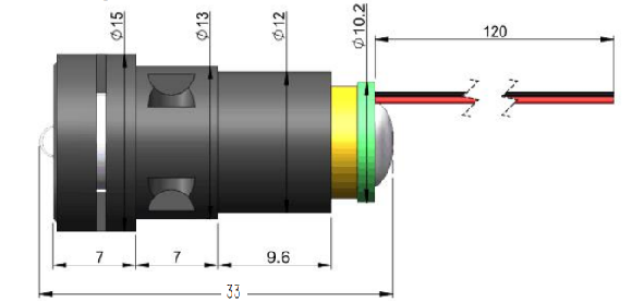 Max 4mm Linewidth 7m 551nm DPSS 18mW Green Line Laser Module for Industrial