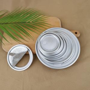 China Wrinkle Alum Foil Food Grade 153mm Easy Peel Off Lid wholesale