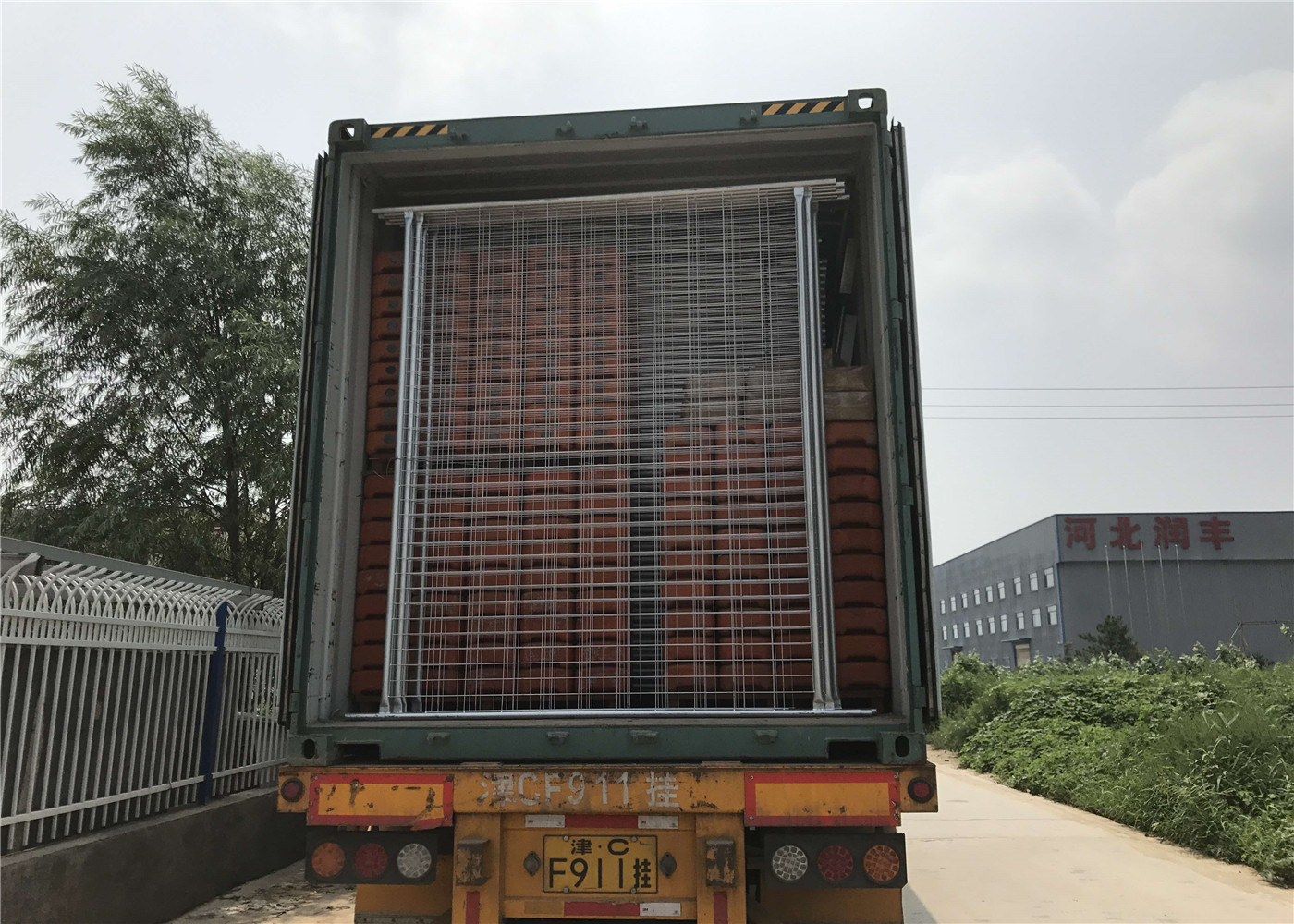 Customized Secure Temporary Fencing Construction Fence Panels 22.00kg