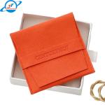 Luxury jewelry velvet Bag with custom logo suede gift wrap small drawstring bag
