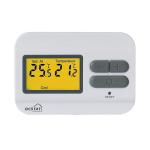 White Household Air Conditioning Wired Room Thermostat With LCD Display