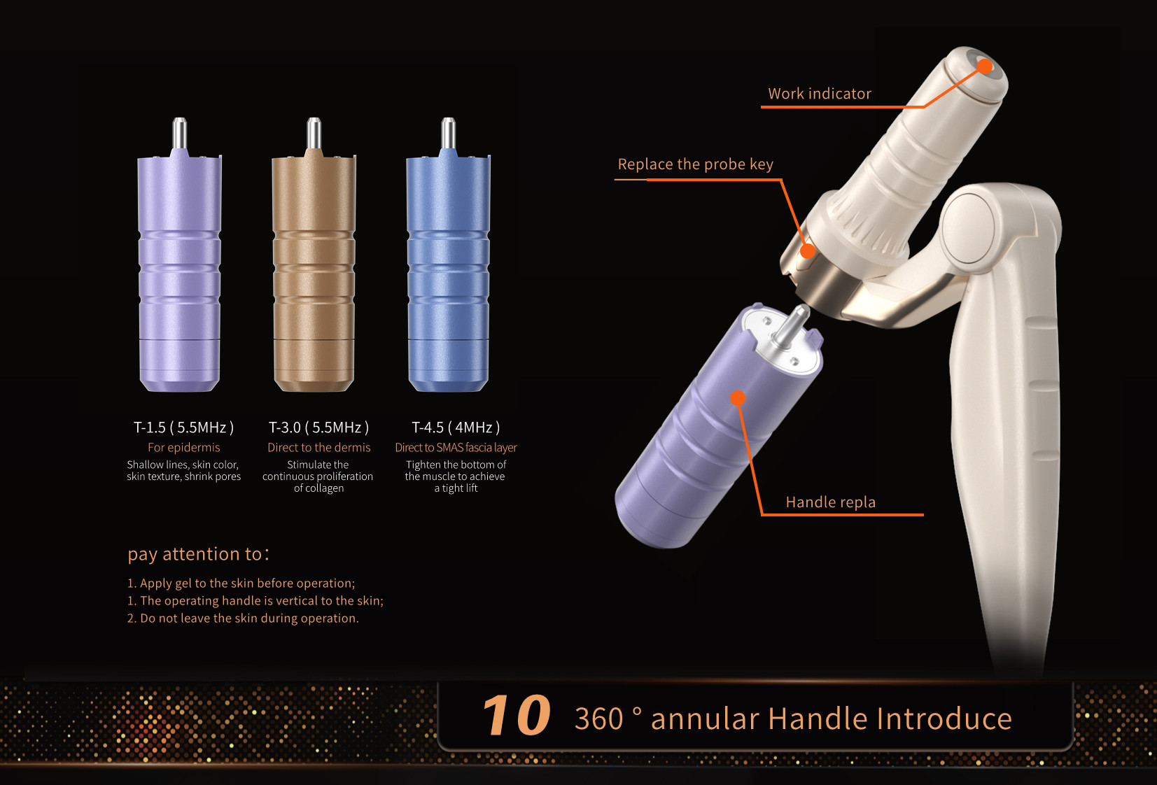3 Handles High Security Ultraformer Hifu MPTS 6.0J Energy 650W Power