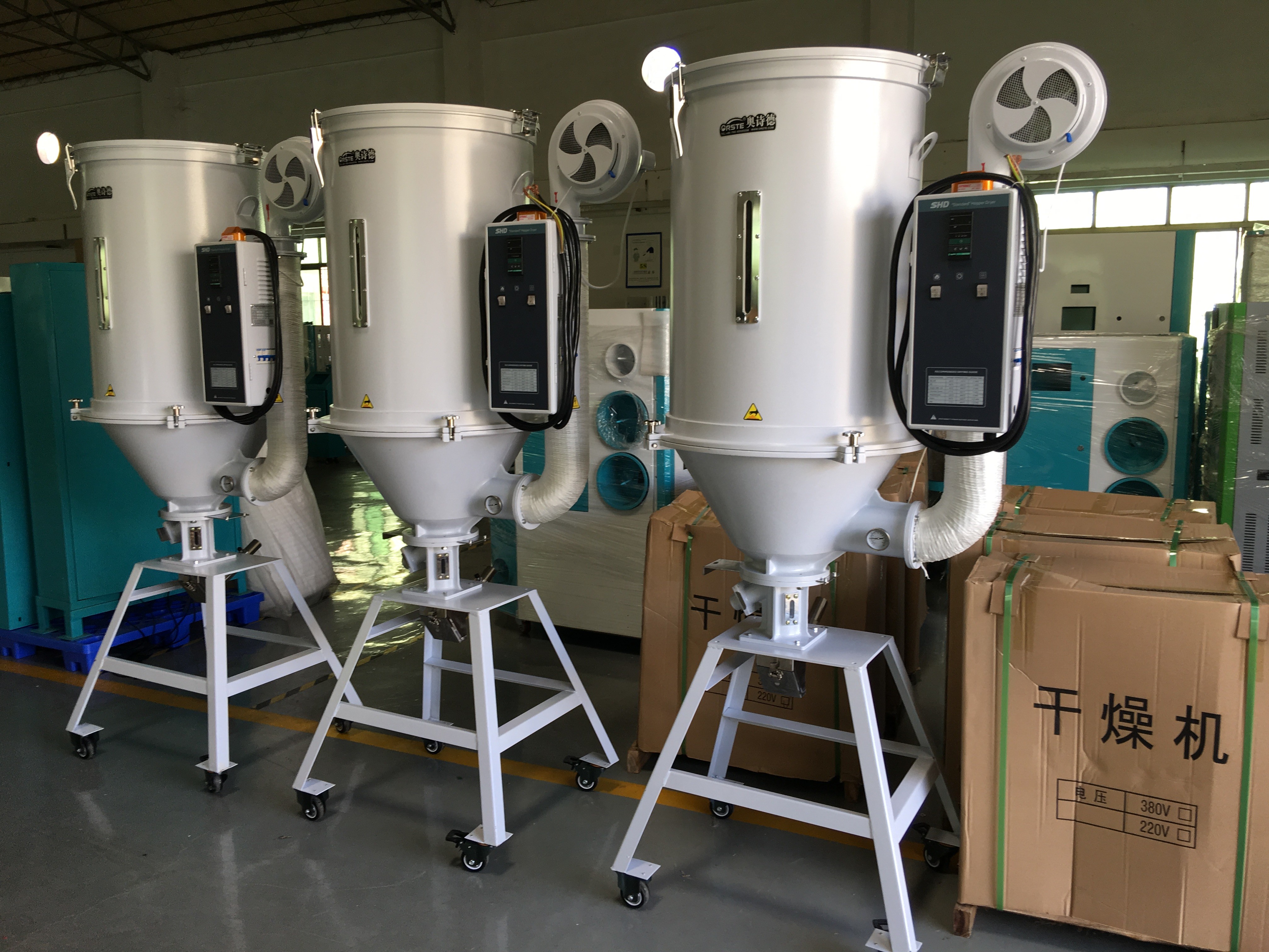Economic Standard Plastic Hopper Dryer for Non-hygroscopic Granule Resin Drying PE PVC OHD-80