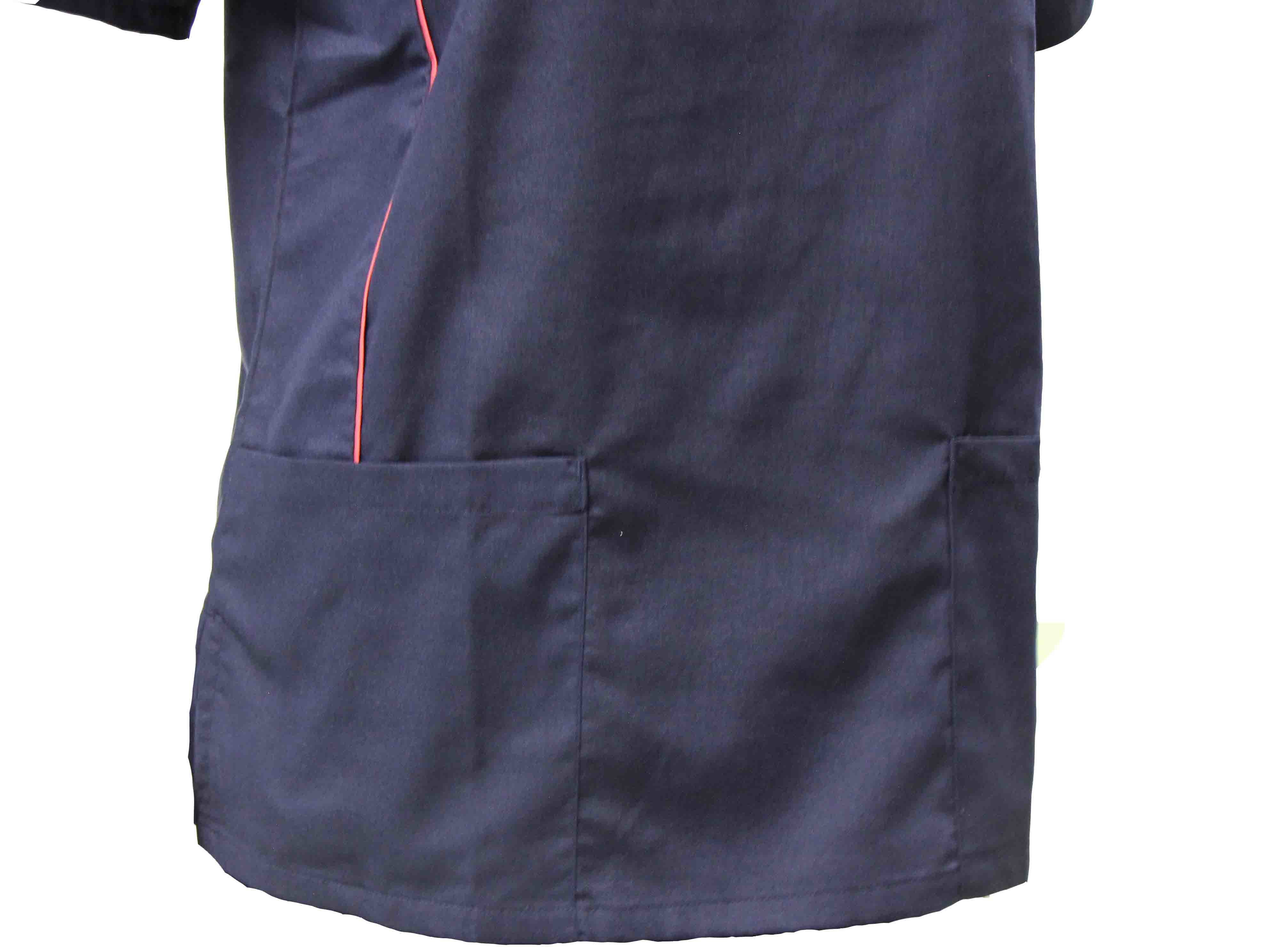 155GSM Female Medical Scrub Uniform Unisex Top Shirts Antimicrobial Wrinkle-free