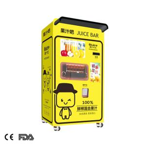 China hospital black 220v 50HZ orange juice vending machine wholesale