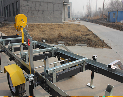 Portable Sawmill Power Band Saw Mill Max.Working Width 1000mm