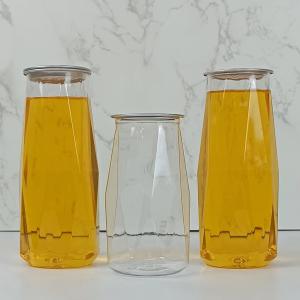 China 0.5L Easy Open Cans Diamond Shape Dry Goods PET Storage Jars wholesale
