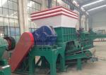 Two Shaft Car Tire Recycling Plant Waste Tyre Recycling Mchine Custom Color