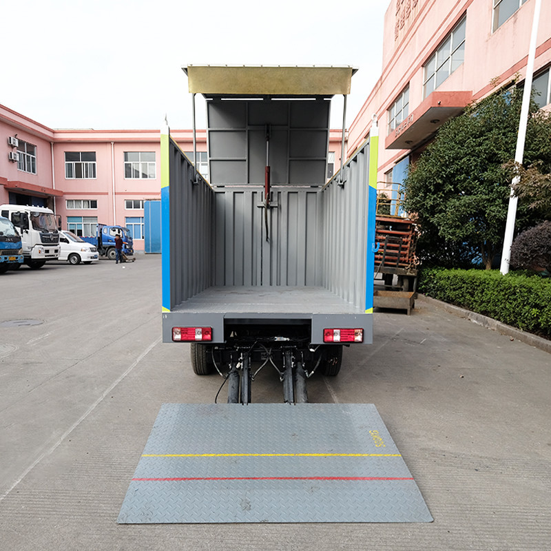 Open Type High Speed Trash Bin Truck Economic Customized Waste Collection Truck