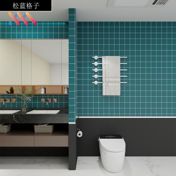 Oil Proof Tile Effect Wallpaper Smoke Proof Kitchen Tile Effect Wallpaper For