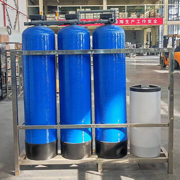 4T/H Commercial Resin Energy Saving Water Softening Machine With Sand Filter