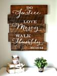 Eco Friendly Personalized Wooden Garden Signs / Rustic Sign Sayings